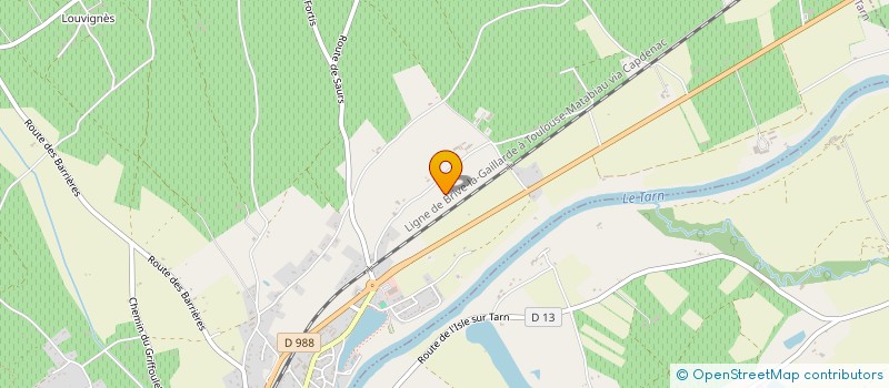 localisation de l'entreprise MONSIEUR JEAN PELEGRY à LISLE-SUR-TARN