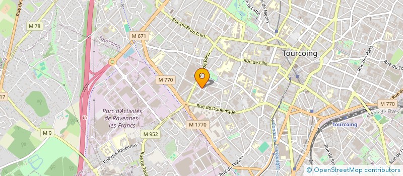 localisation de l'entreprise MONSIEUR JEAN PELEGRY à TOURCOING