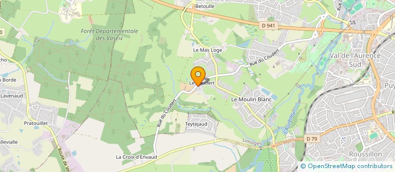 localisation de l'entreprise MONSIEUR JEAN PELESZEZAK à LIMOGES