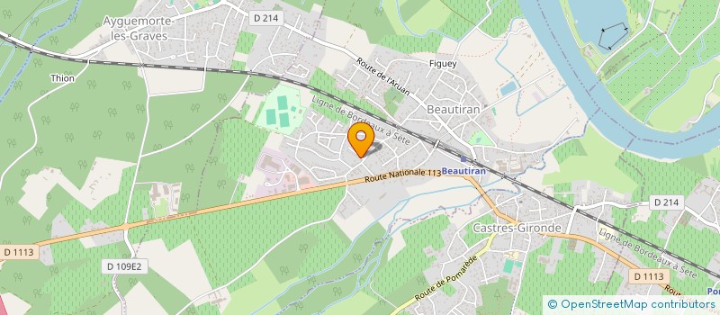 localisation de l'entreprise MONSIEUR JEAN PELISSIER  BEAUTIRAN