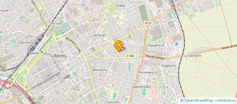 localisation de l'entreprise MONSIEUR JEAN PELISSOU à REIMS
