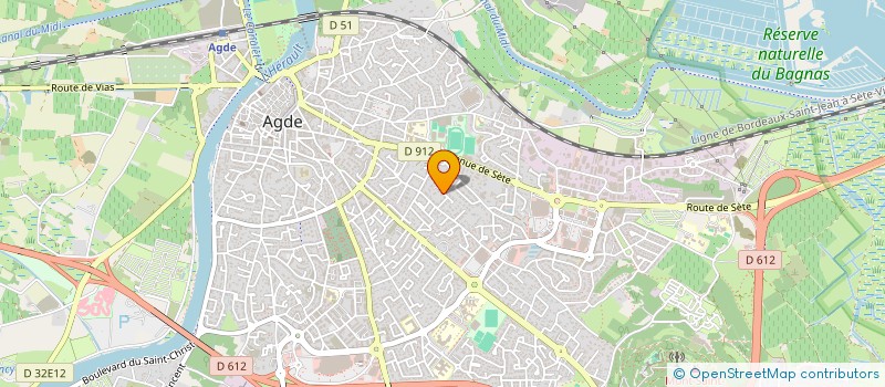 localisation de l'entreprise MONSIEUR JEAN PELLE à AGDE