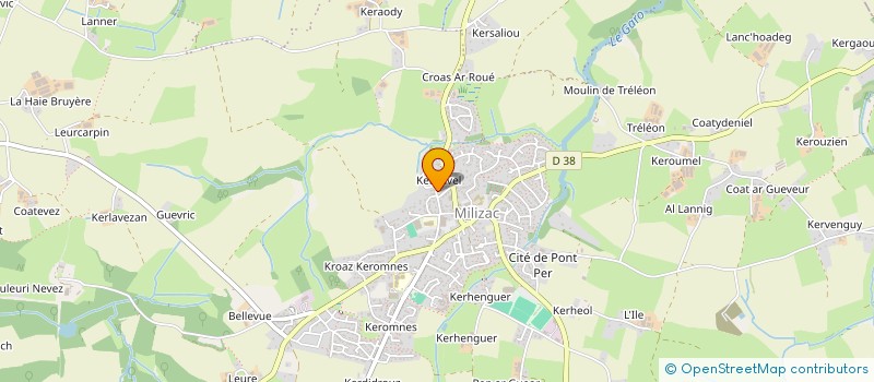 localisation de l'entreprise MONSIEUR JEAN PELLEAU à MILIZAC-GUIPRONVEL