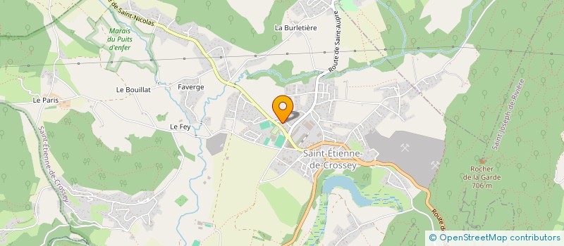 localisation de l'entreprise MONSIEUR JEAN PELLEGRINI  SAINT-ETIENNE-DE-CROSSEY