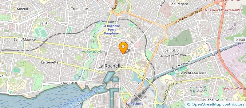 localisation de l'entreprise MONSIEUR JEAN PELLEREAU  LA ROCHELLE