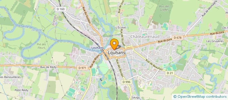 localisation de l'entreprise MONSIEUR JEAN PELLET à LOUHANS