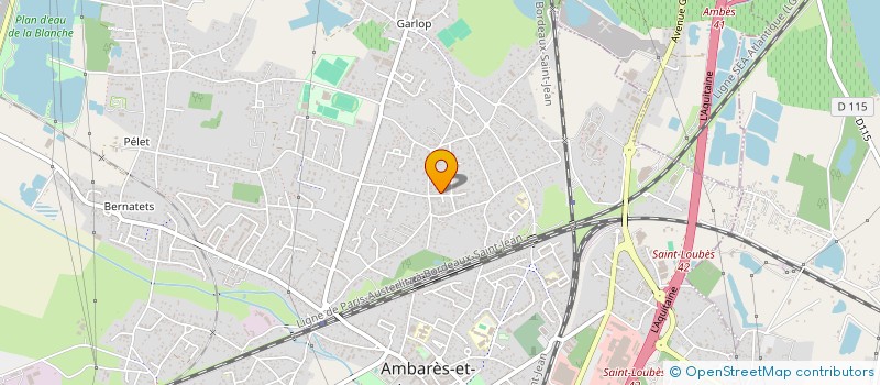 localisation de l'entreprise MONSIEUR JEAN PELLETAN  AMBARES-ET-LAGRAVE