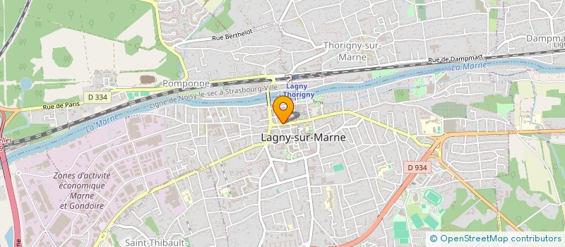 localisation de l'entreprise MONSIEUR JEAN PELLETIER  LAGNY-SUR-MARNE