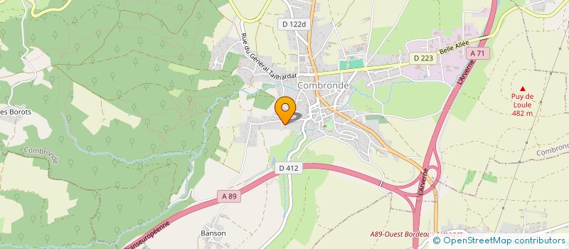 localisation de l'entreprise MONSIEUR JEAN PELLETIER  SAINT-MYON