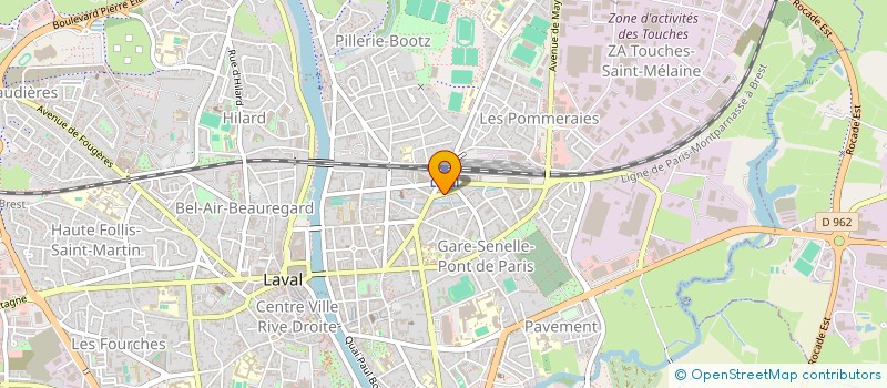 localisation de l'entreprise MONSIEUR JEAN PELLETIER à LAVAL