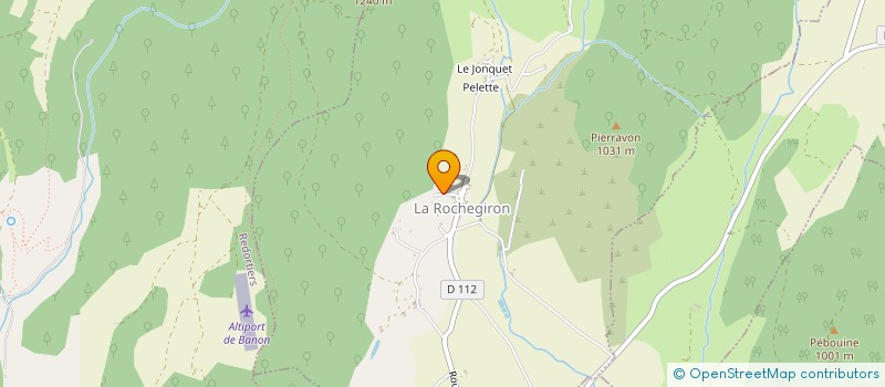 localisation de l'entreprise MONSIEUR JEAN PELLISSIER à LA ROCHEGIRON