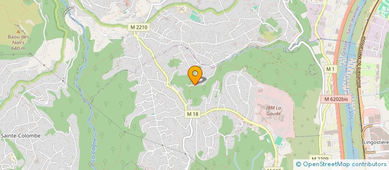 localisation de l'entreprise MONSIEUR JEAN PELLISSIER  LA GAUDE