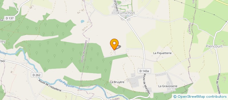 localisation de l'entreprise MONSIEUR JEAN PELLOTIER  FUMICHON