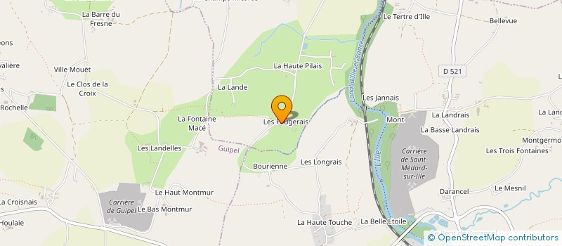 localisation de l'entreprise MONSIEUR JEAN PELOIL  MONTREUIL-SUR-ILLE