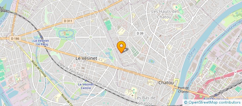 localisation de l'entreprise MONSIEUR JEAN PELRAS à CHATOU
