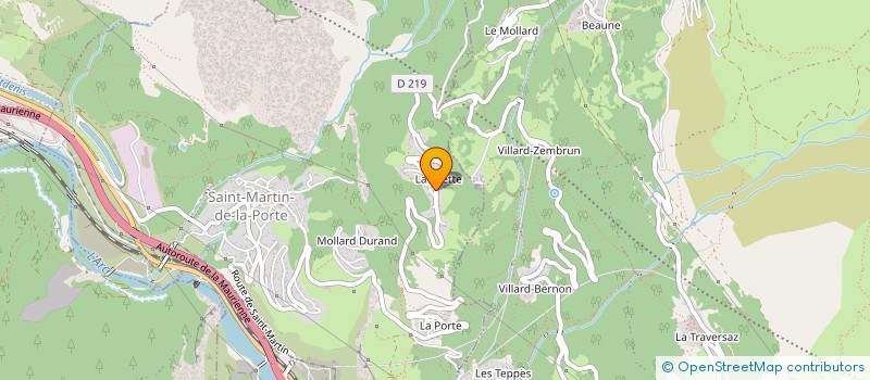 localisation de l'entreprise MONSIEUR JEAN PELTIER  SAINT-MARTIN-DE-LA-PORTE