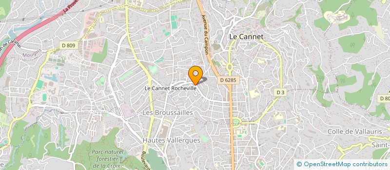 localisation de l'entreprise MONSIEUR JEAN PENA à LE CANNET