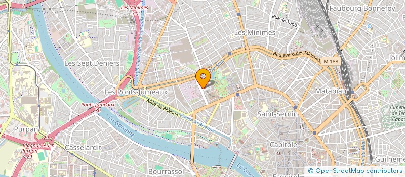 localisation de l'entreprise MONSIEUR JEAN PENDANX  TOULOUSE