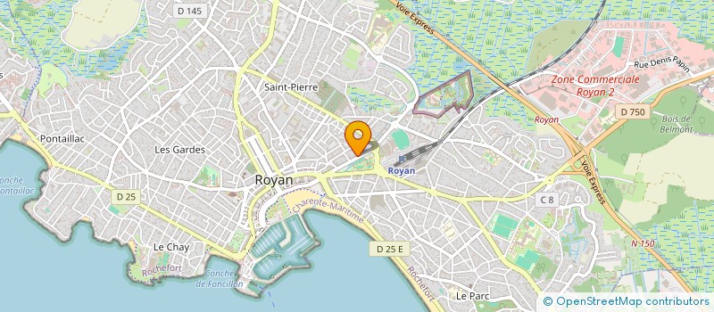 localisation de l'entreprise MONSIEUR JEAN PENICAUD  ROYAN