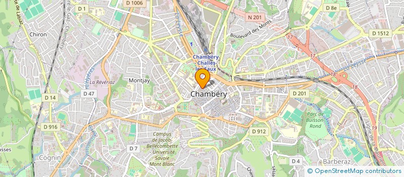 localisation de l'entreprise MONSIEUR JEAN PERALDO à CHAMBERY