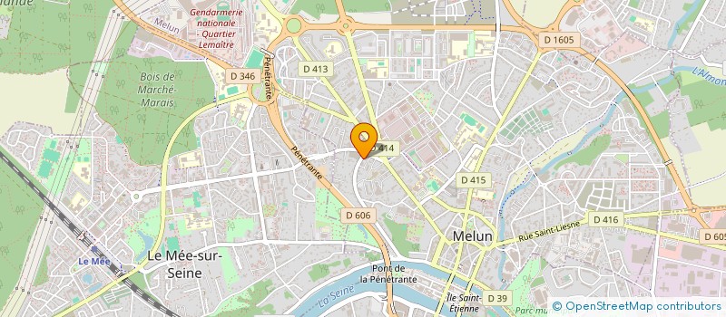 localisation de l'entreprise MONSIEUR JEAN PERAUDEAU à MELUN
