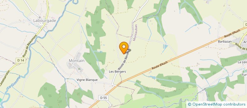 localisation de l'entreprise MONSIEUR JEAN PERDREAU  BOURRET