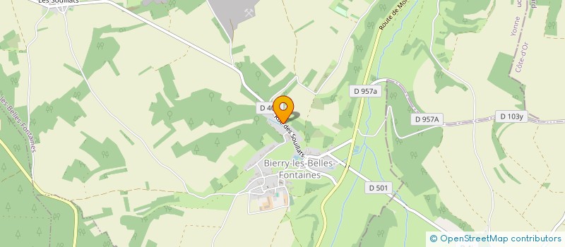 localisation de l'entreprise MONSIEUR JEAN PERDU  BIERRY-LES-BELLES-FONTAINES