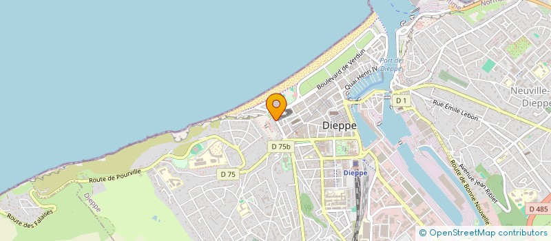 localisation de l'entreprise MONSIEUR JEAN PERDU  DIEPPE