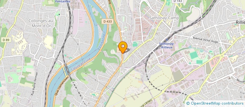 localisation de l'entreprise MONSIEUR JEAN PEREIRA  FONTAINES-SUR-SAONE