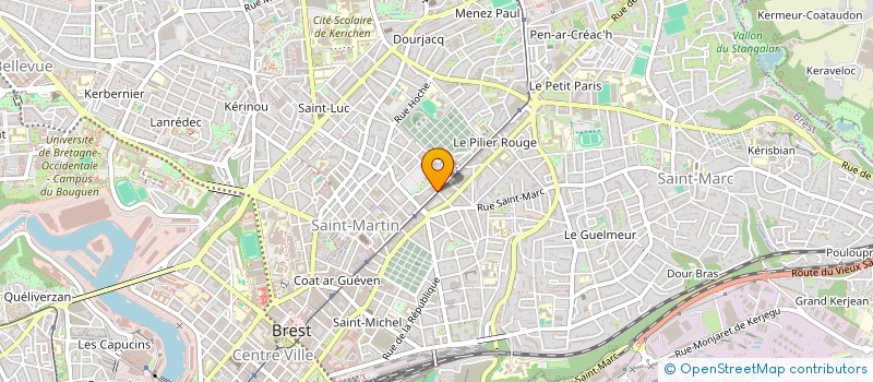 localisation de l'entreprise MONSIEUR JEAN PERENNEC  BREST