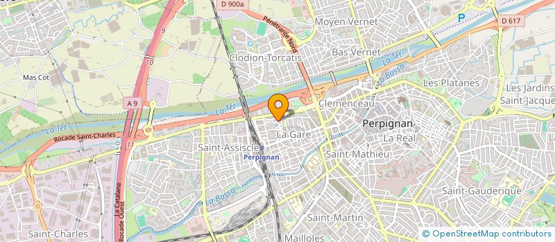 localisation de l'entreprise MONSIEUR JEAN PERES  PERPIGNAN