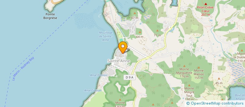 localisation de l'entreprise MONSIEUR JEAN PERETTI  SAINTE-ANNE