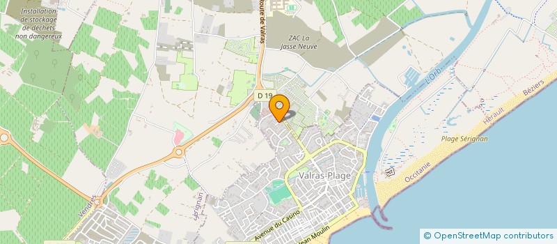 localisation de l'entreprise MONSIEUR JEAN PEREZ  VENDRES