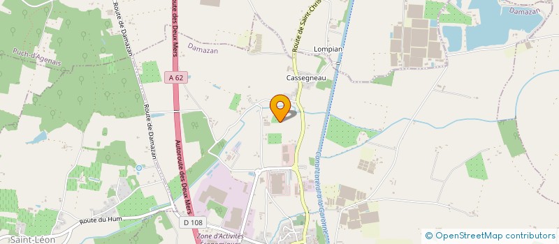 localisation de l'entreprise MONSIEUR JEAN PEREZ  BUZET-SUR-BAISE