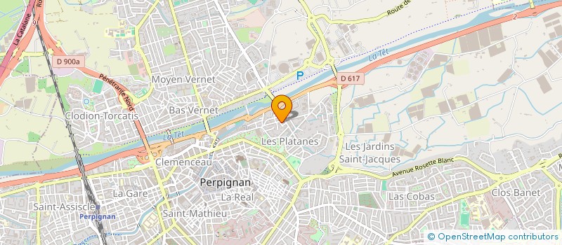 localisation de l'entreprise MONSIEUR JEAN PEREZ  PERPIGNAN