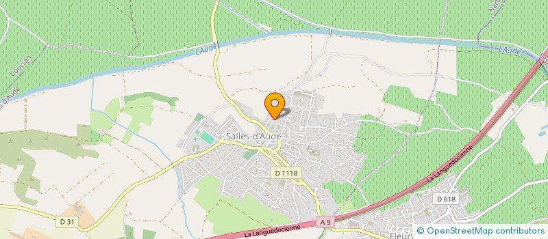 localisation de l'entreprise MONSIEUR JEAN PEREZ  SALLES-D'AUDE