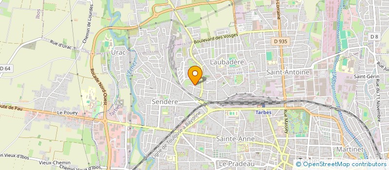localisation de l'entreprise MONSIEUR JEAN PEREZ  TARBES
