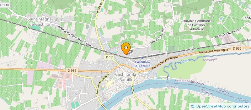 localisation de l'entreprise MONSIEUR JEAN PEREZ  CASTILLON-LA-BATAILLE