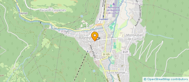 localisation de l'entreprise MONSIEUR JEAN PEREZ-CASTILLO  BAGNERES-DE-LUCHON