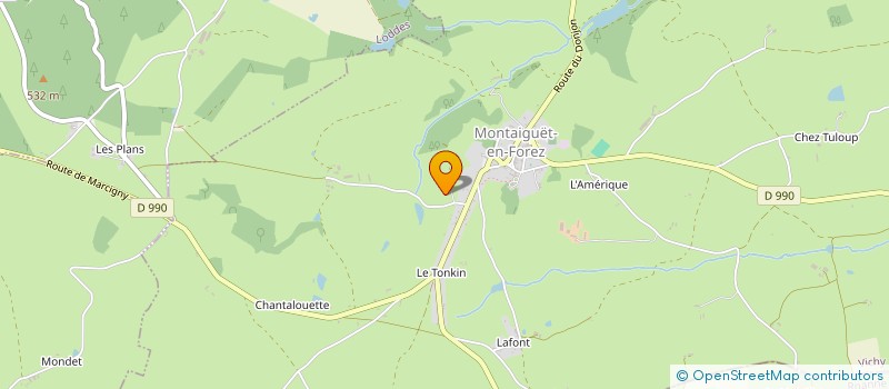 localisation de l'entreprise MONSIEUR JEAN PERICHON  MONTCOMBROUX-LES-MINES