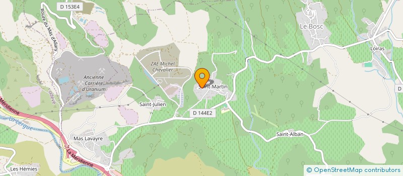 localisation de l'entreprise MONSIEUR JEAN PERIGAULT  LE BOSC