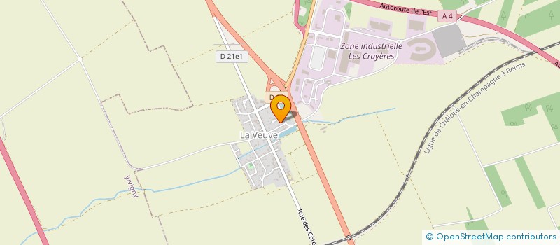 localisation de l'entreprise MONSIEUR JEAN PERIN  LA VEUVE