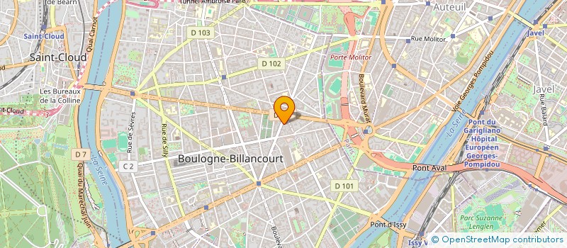 localisation de l'entreprise MONSIEUR JEAN PERIQUET à BOULOGNE-BILLANCOURT