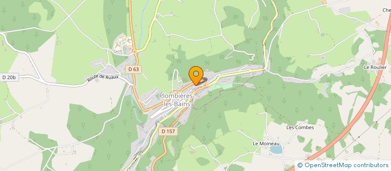 localisation de l'entreprise MONSIEUR JEAN PERNEY à PLOMBIERES-LES-BAINS