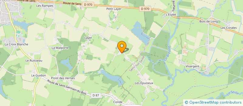 localisation de l'entreprise MONSIEUR JEAN PERNIN à SAINT-GERMAIN-DU-BOIS