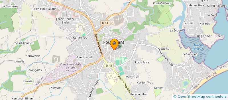 localisation de l'entreprise MONSIEUR JEAN PERNOT à QUIMPER