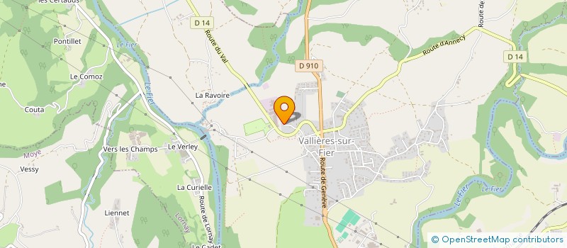 localisation de l'entreprise MONSIEUR JEAN PERNOUD à VALLIERES-SUR-FIER