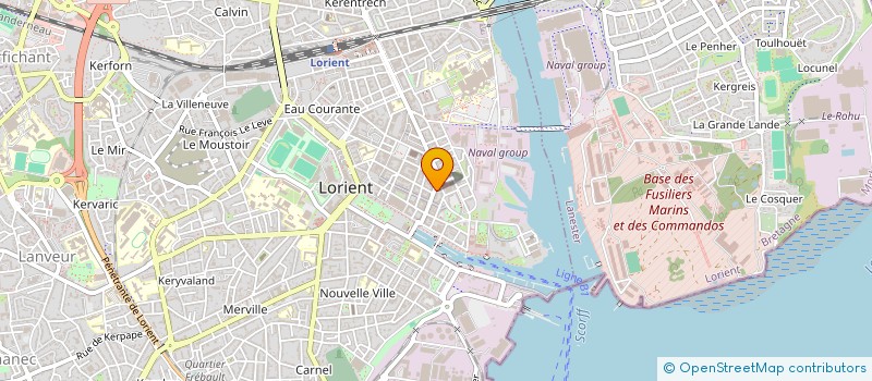 localisation de l'entreprise MONSIEUR JEAN PERON  LORIENT