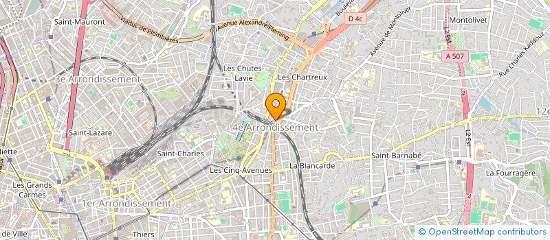 localisation de l'entreprise MONSIEUR JEAN PERON à MARSEILLE 4EME