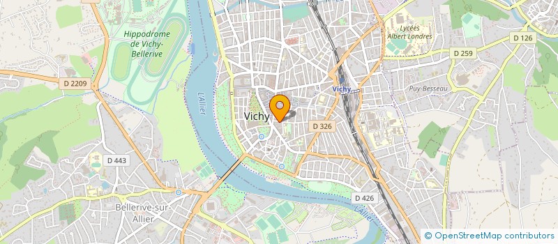 localisation de l'entreprise MONSIEUR JEAN PERONNET à VICHY